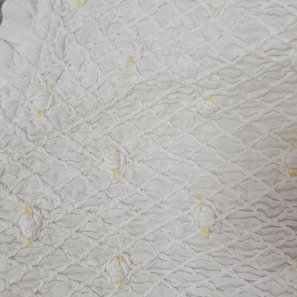 Free People White Puff Sleeve Blouse NWOT - Picture 5 of 7
